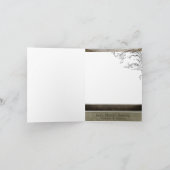 5x7折りパーソナライズされた畳みフォトクリスマスカード シーズンカード (内部)