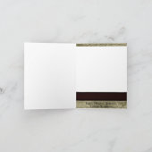 5x7折りパーソナライズされた畳みフォトクリスマスカード シーズンカード (内部)