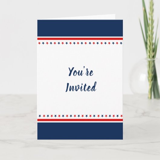 5x7折り畳み招待状グリーティングカード カード (正面)