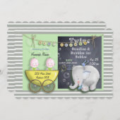 5x7招待状スカラップ 招待状 (正面/裏面)