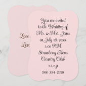 5x7招待状ブラケット 招待状 (正面/裏面)