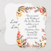 5x7招待状ブラケット 招待状 (正面/裏面)