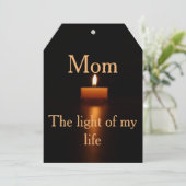 5x7招待状ブラケット（母親用） 招待状 (スタンド正面)