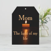 5x7招待状ブラケット（母親用） 招待状 (スタンド正面)