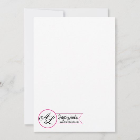 5x7新しい年イブ招待状小麦のBurlap Sack 招待状 (裏面)