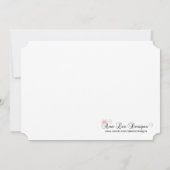 5x7旧ホワイトバーンウッドウェザシニアアナウンスメント 案内状 (裏面)