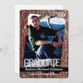 5x7旧レッドバーンウッド天気予報 案内状 (正面/裏面)