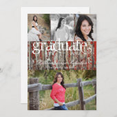 5x7旧レッドバーンウッド天気予報 案内状 (正面/裏面)