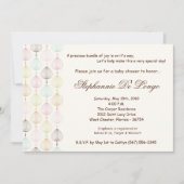 5x7春の時間フラワーベビーシャワー招待状 招待状 (正面)