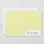 5x7牡丹フラワースウィート16誕生日招待状 招待状 (裏面)