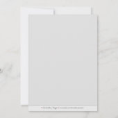 5X7独自の色のバロックを選ぶ日付を保存2 セーブザデート (裏面)