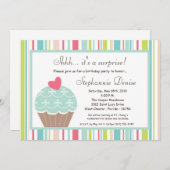 5x7甘い御馳走コップのケーキの誕生日のパーティの招待状 招待状 (正面/裏面)