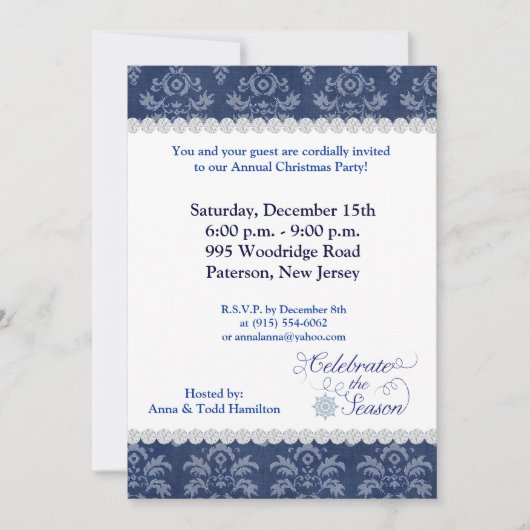 5x7祝シーズンズ招待状 招待状 (正面)