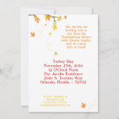 5x7秋感謝祭ディナーパーティの招待状 招待状 (正面)