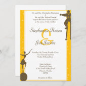 5x7結婚式招待状お洒落カーニバルフェア 招待状 (正面/裏面)