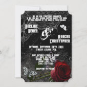 5x7結婚式招待状ハンティングアデラインザードメード 招待状 (正面)