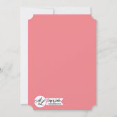 5x7結婚式招待状ボヘミアンサボテン多肉類 招待状 (裏面)