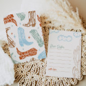 5x7編集可能Cowboy Notecards