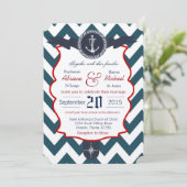 5x7航海のいかりセーリングコム結婚式招待状 招待状 (スタンド正面)