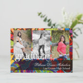 5x7落書きのペンキのエアブラシの先輩の発表 案内状 (スタンド正面)