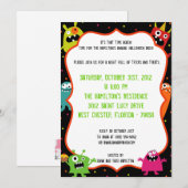 5x7誕生日の強打のハローウィンパーティの招待状 招待状 (正面/裏面)