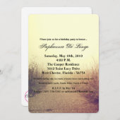 5x7誕生日招待状サンライズパスウェイパスPa 招待状 (正面/裏面)