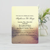 5x7誕生日招待状サンライズパスウェイパスPa 招待状 (スタンド正面)