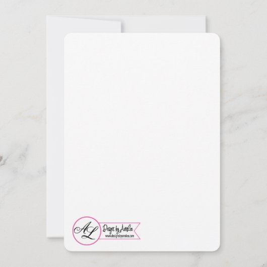 5x7誕生日招待状サンライズパスウェイパスPa 招待状 (裏面)