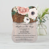 5x7誕生日招待状ジオメトリックガーデンバラバーン 招待状 (スタンド正面)