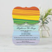 5x7誕生日招待状lgbtq rainbow flag lesbian 招待状 (スタンド正面)