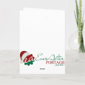 5x7雪だるま シーズンカード (裏面)