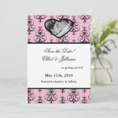 5x7 お知らせ写真エンゲージメント発表 招待状 (スタンド正面)