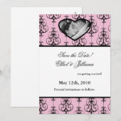 5x7 お知らせ写真エンゲージメント発表 招待状 (正面/裏面)