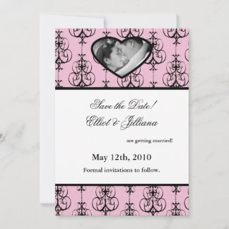 5x7 お知らせ写真エンゲージメント発表 招待状