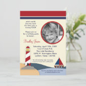 5x7 ごぶりん船出航！ 誕生日パーティー招待状 招待状 (スタンド正面)