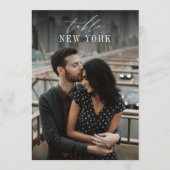 5x7 ウェディング トラベル デスティネーション フォト テーブル カード (正面)