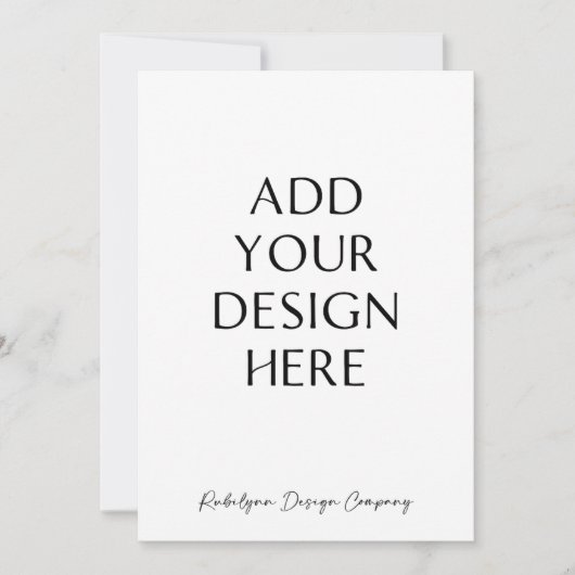 5x7" オーダーメイド 招待状カード & ステーショナリー 招待状 (正面)