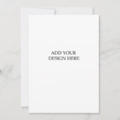 5x7" カード印刷 招待状 (正面)