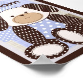 5x7 "グラハム"グラハムクラッカーベビー寝具壁アート ポスター (角)