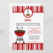 5x7 グリル サマー タイム ピクニック バーベキュー 招待状 (正面/裏面)