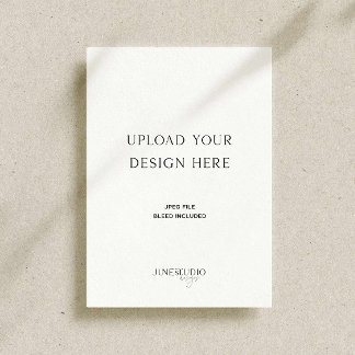 5x7"サイド独身のカード印刷 メニュー