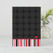 5x7 バレンタインカード 招待状 (スタンド正面)