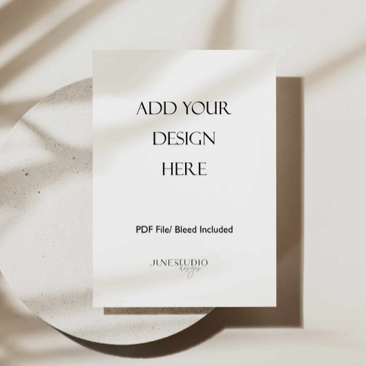 5x7" メニューカード 印刷 片面 メニュー