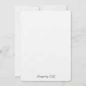 5x7 リネンカード ノートカード (裏面)