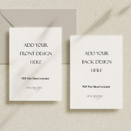 5x7" 両面カード印刷 招待状