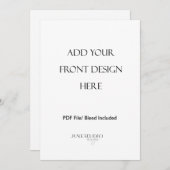 5x7"両面メニューカード印刷 メニュー (正面/裏面)