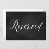 5x7 予約席 / テーブル ウェディング サイン 招待状 (正面/裏面)