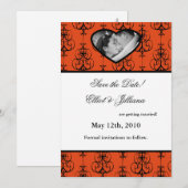 5x7 保存日付 フォトエンゲージメントのお知らせ 招待状 (正面/裏面)