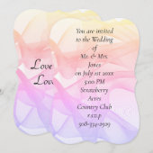 5x7 招待状ブラケット 招待状 (正面/裏面)