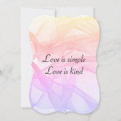 5x7 招待状ブラケット 招待状 (裏面)